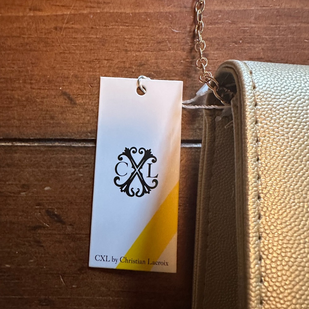 Christian Lacroix Gold Crossbody Bag